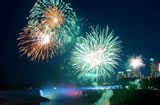 Fireworks Over the Falls