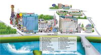 Maps of the Falls Avenue Entertainment Complex