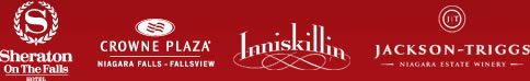 Sheraton on the Falls - Crowne Plaza Niagara Falls - Fallsview - Inniskillin - Jackson-Triggs