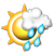 Isolated showers