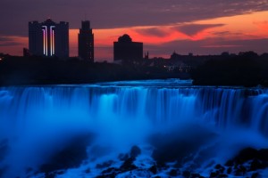 Sunrise over Niagara Falls
