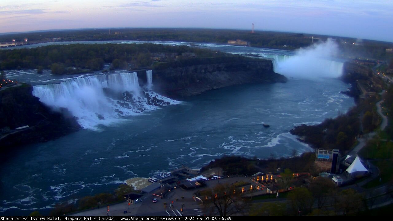 Wasserfälle des Niagara-Flusses.
