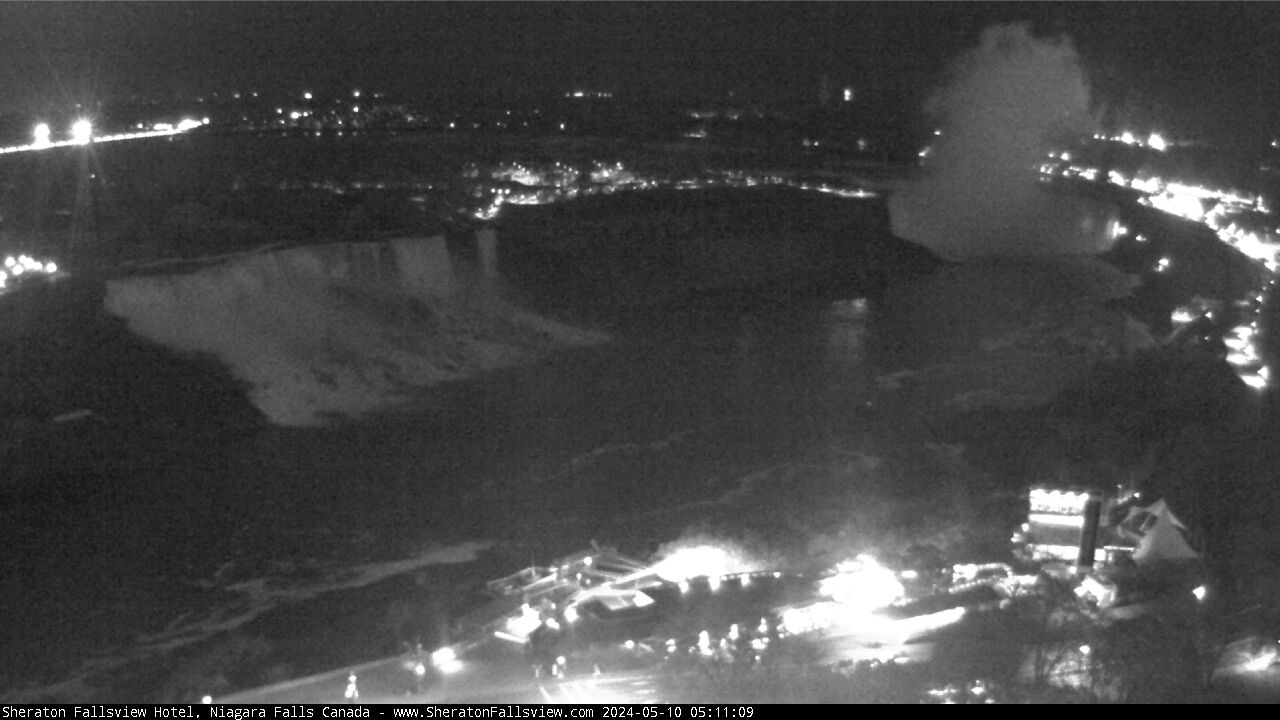 Canada Niagara Falls Horseshoe Falls and American Falls live camera