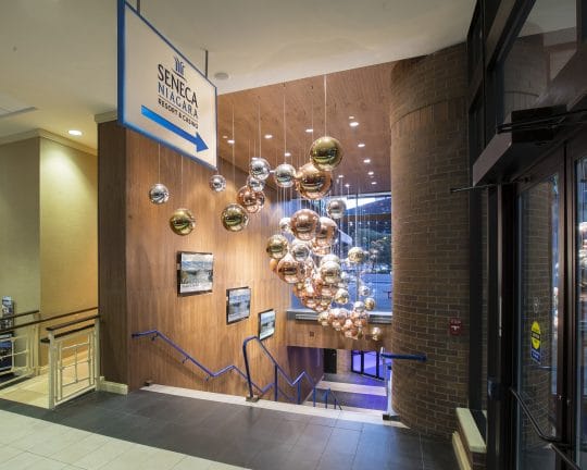 Indoor connection to Seneca Niagara Resort & Casino