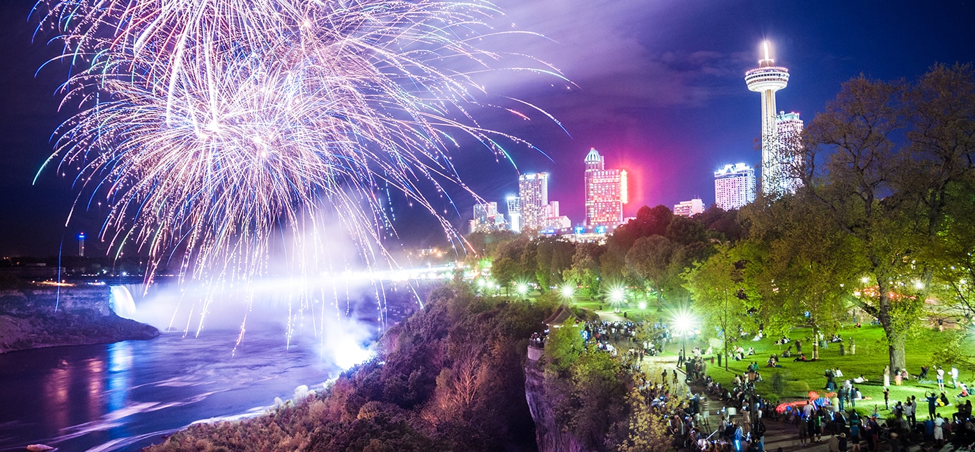 Niagara Falls fireworks summer